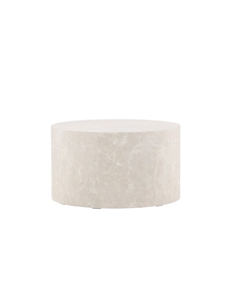 Runt soffbord York, Ø80 cm, Beige
