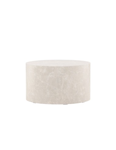 Runt soffbord York, Ø80 cm, Beige