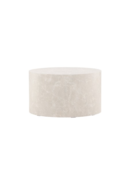 Runt soffbord York, Ø80 cm, Beige