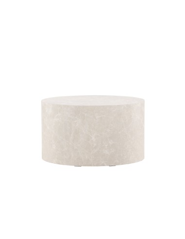 Runt soffbord York, Ø80 cm, Beige