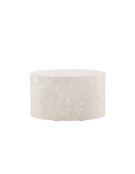 Runt soffbord York, Ø80 cm, Beige