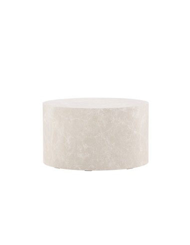Runt soffbord York, Ø80 cm, Beige
