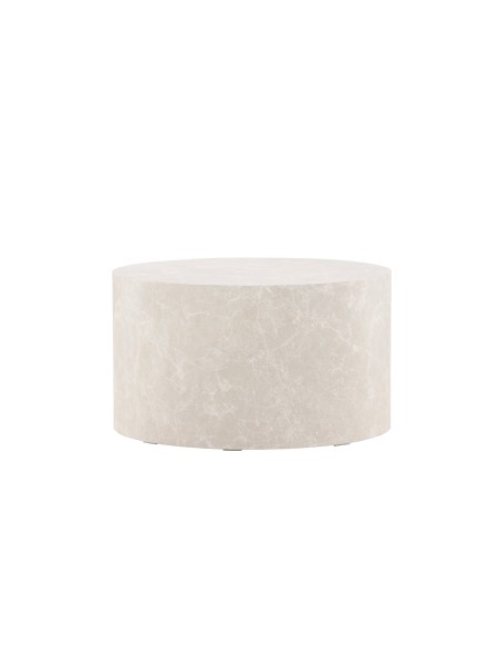 Runt soffbord York, Ø80 cm, Beige