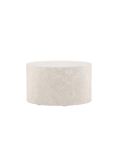 Runt soffbord York, Ø80 cm, Beige