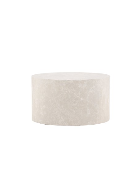Runt soffbord York, Ø80 cm, Beige