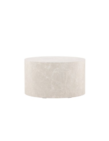 Runt soffbord York, Ø80 cm, Beige