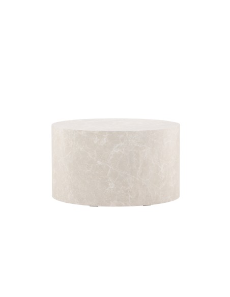Runt soffbord York, Ø80 cm, Beige