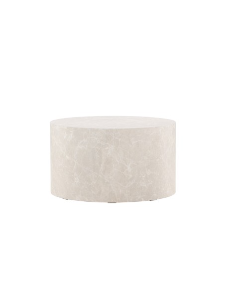 Runt soffbord York, Ø80 cm, Beige