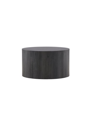 Runt soffbord York, Ø80 cm, Svart
