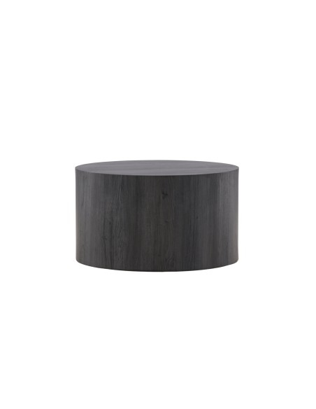 Runt soffbord York, Ø80 cm, Svart