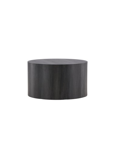 Runt soffbord York, Ø80 cm, Svart