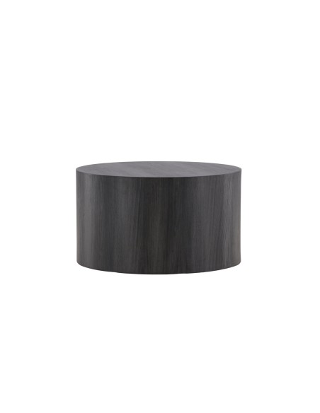 Runt soffbord York, Ø80 cm, Svart