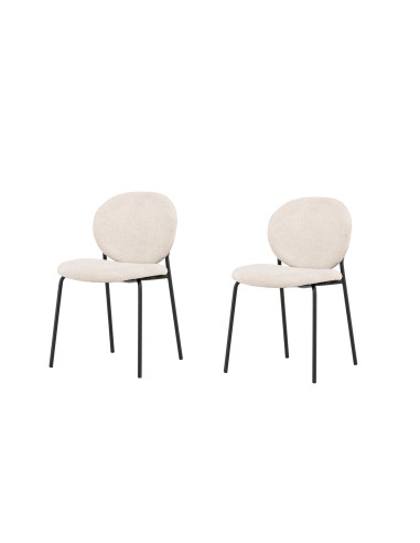 Matstol Vault, Beige/Svart