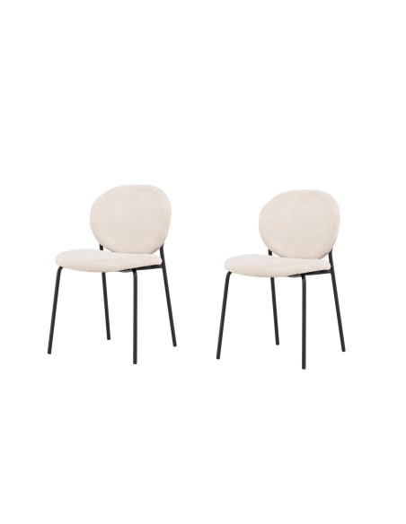 Matstol Vault, Beige/Svart