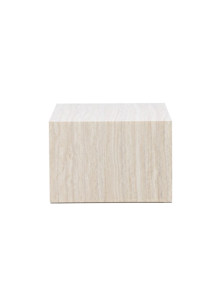 Soffbord York, 80 × 60 cm, Beige