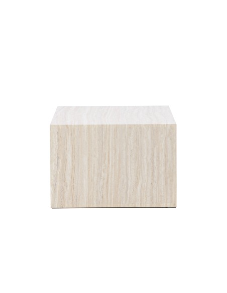 Soffbord York, 80 × 60 cm, Beige