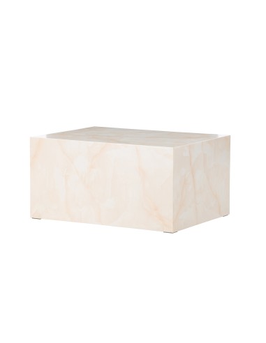Soffbord York, 80 × 60 cm, Light Yellow