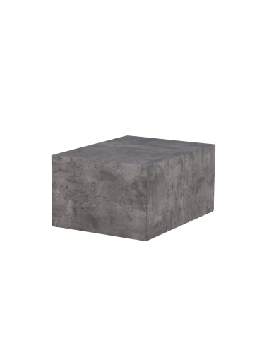 Soffbord York Low, 80 × 60 cm, Dark Grå