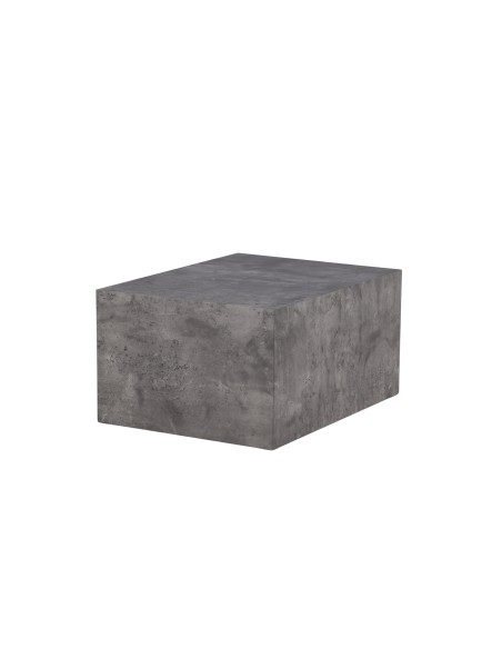 Soffbord York Low, 80 × 60 cm, Dark Grå