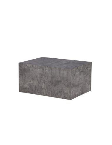 Soffbord York Low, 80 × 60 cm, Dark Grå