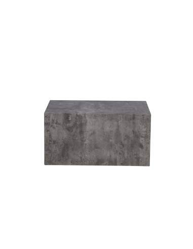 Soffbord York Low, 80 × 60 cm, Dark Grå