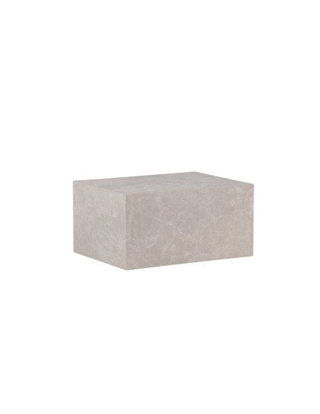 Soffbord York Low, 80 × 60 cm, Beige