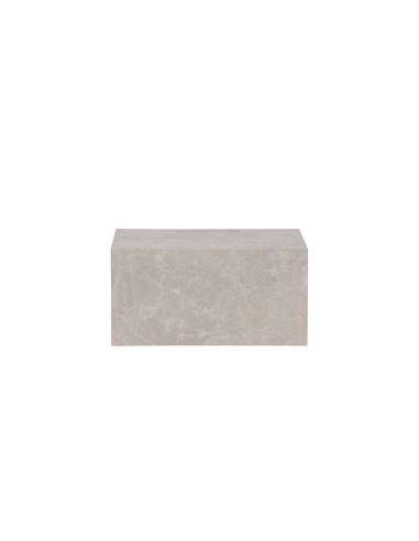 Soffbord York Low, 80 × 60 cm, Beige