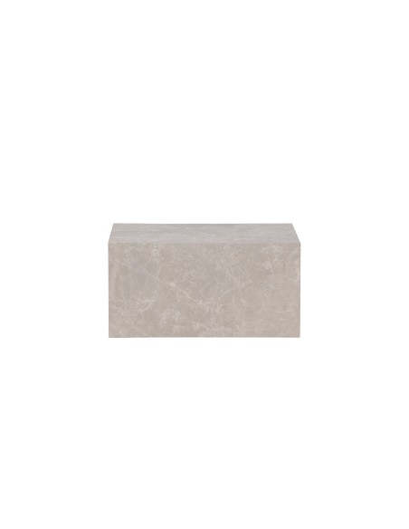 Soffbord York Low, 80 × 60 cm, Beige