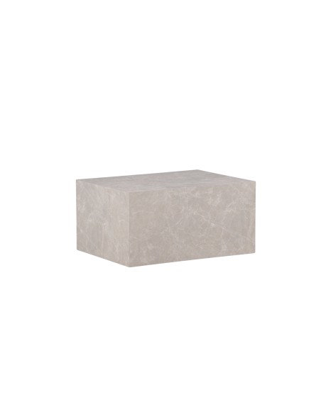 Soffbord York Low, 80 × 60 cm, Beige