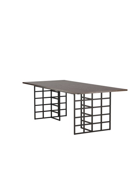 Matbord Ystad, 220 × 100 cm, Mocca