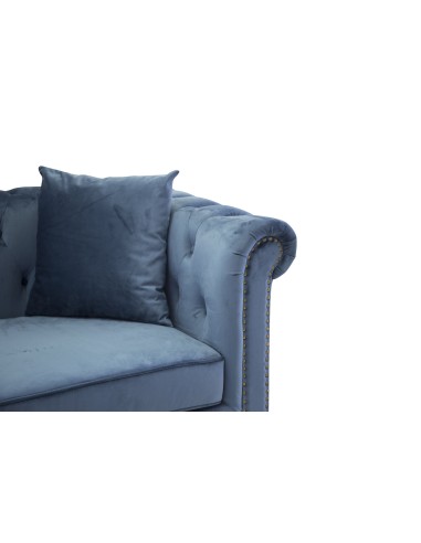 3-sitssoffa Velvet 3-Sits, Blå