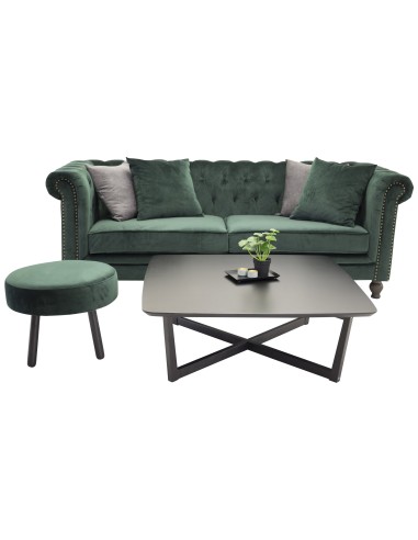 3-sitssoffa Velvet 3-Sits, Grön