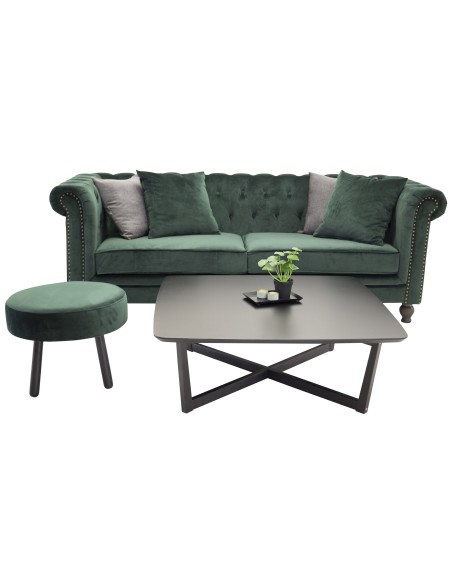 3-sitssoffa Velvet 3-Sits, Grön