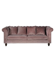 3-sitssoffa Velvet 3-Sits, Pink