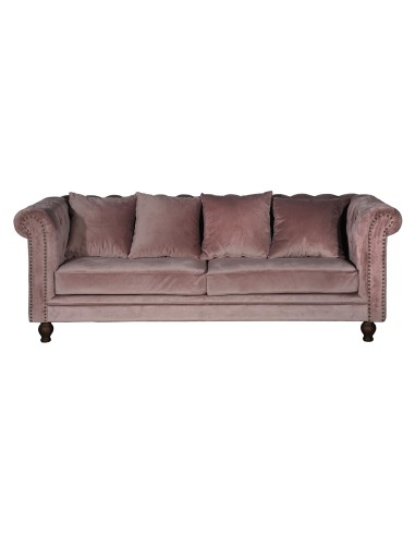 3-sitssoffa Velvet 3-Sits, Pink