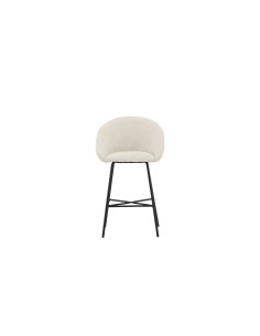 Barstol Velvet, Vit/Svart 2