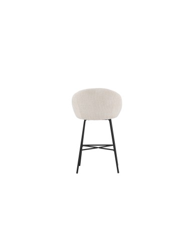 Barstol Velvet, Vit/Svart