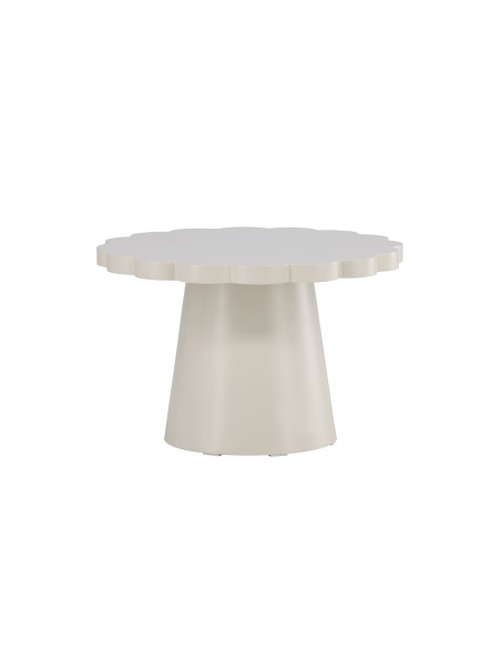Runt soffbord Krull soffbord, Ø70 cm, Beige