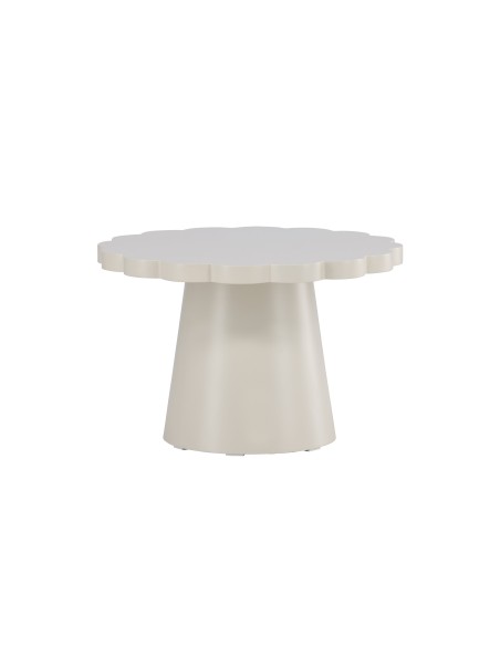 Runt soffbord Krull soffbord, Ø70 cm, Beige