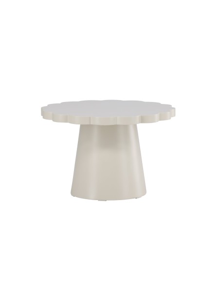 Runt soffbord Krull soffbord, Ø70 cm, Beige