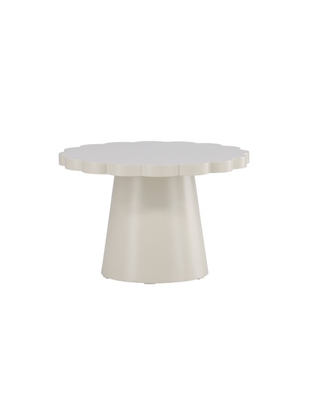 Runt soffbord Krull soffbord, Ø70 cm, Beige