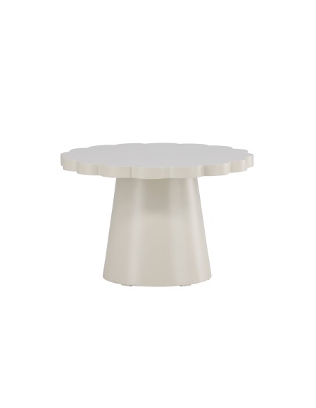 Runt soffbord Krull soffbord, Ø70 cm, Beige