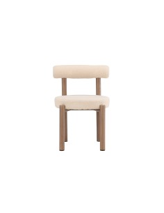 Matstol Tillo, Vit/Brun