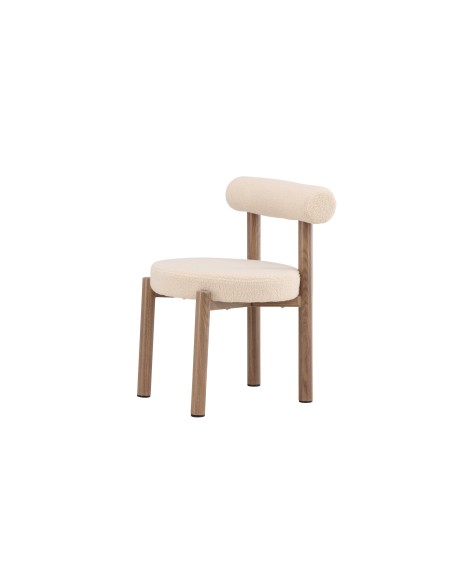 Matstol Tillo, Vit/Brun