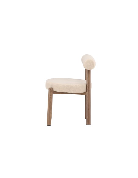 Matstol Tillo, Vit/Brun