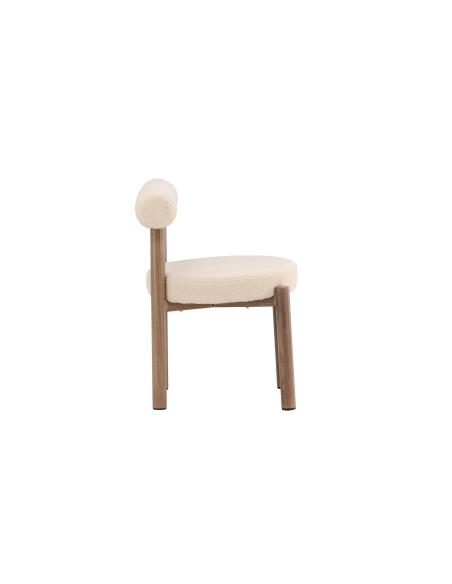 Matstol Tillo, Vit/Brun