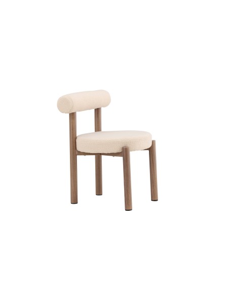 Matstol Tillo, Vit/Brun