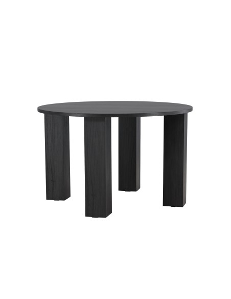 Runt matbord Juno, Ø120 cm, Svart