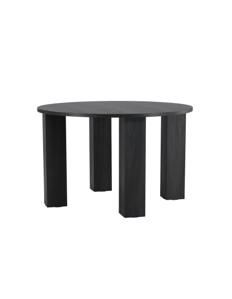 Runt matbord Juno, Ø120 cm, Svart