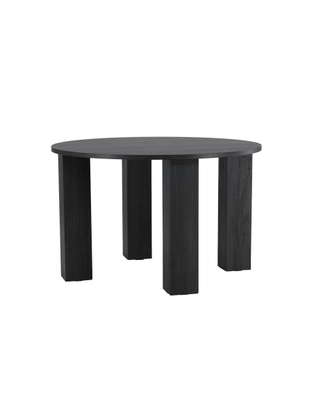 Runt matbord Juno, Ø120 cm, Svart